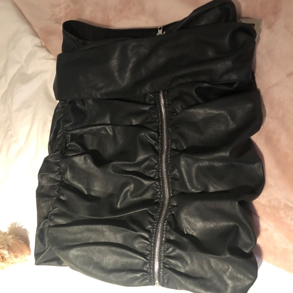 Dillon Vegan Leather Skirt by For Love and Lemons Size M - Picture 5 of 6